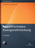 AnwaltFormulare Zwangsvollstreckung 