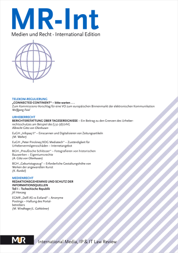  Medien und Recht International (MR-Int)