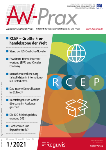  Außenwirtschaftliche Praxis (AW-Prax)