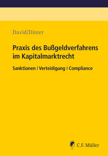  Praxis des Bußgeldverfahrens im Kapitalmarktrecht