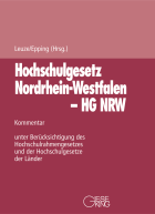 Gesetz über die Hochschulen des Landes Nordrhein-Westfalen - HG NRW