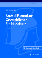 AnwaltFormulare Gewerblicher Rechtschutz 
