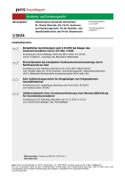 juris PraxisReport Insolvenz- und Sanierungsrecht 