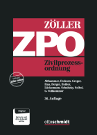 ZPO Zivilprozessordnung