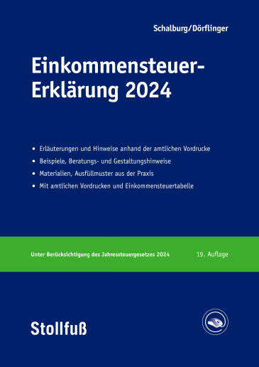  Einkommensteuer-Erklärung