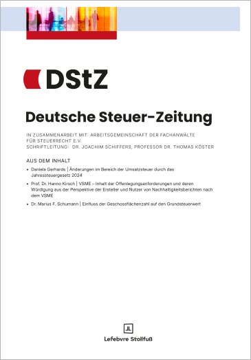  Deutsche Steuer-Zeitung (DStZ)