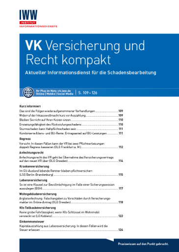  Versicherung und Recht kompakt (VK)